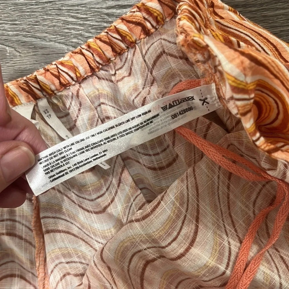 Urban Outfitters Out From Under Sand Dollar Romper in Orange XS - Picture 4 of 6